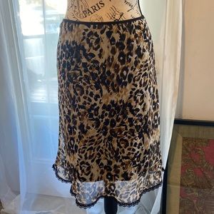 Leopard Max Studio skirt